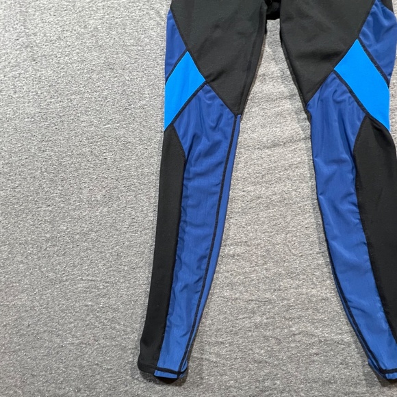 Fabletics Sheer Performance Black & Blue Mesh Leggings Size XS - Picture 4 of 12